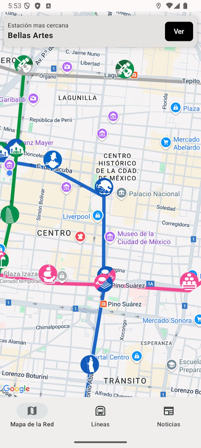 Mapa del Metro - Android